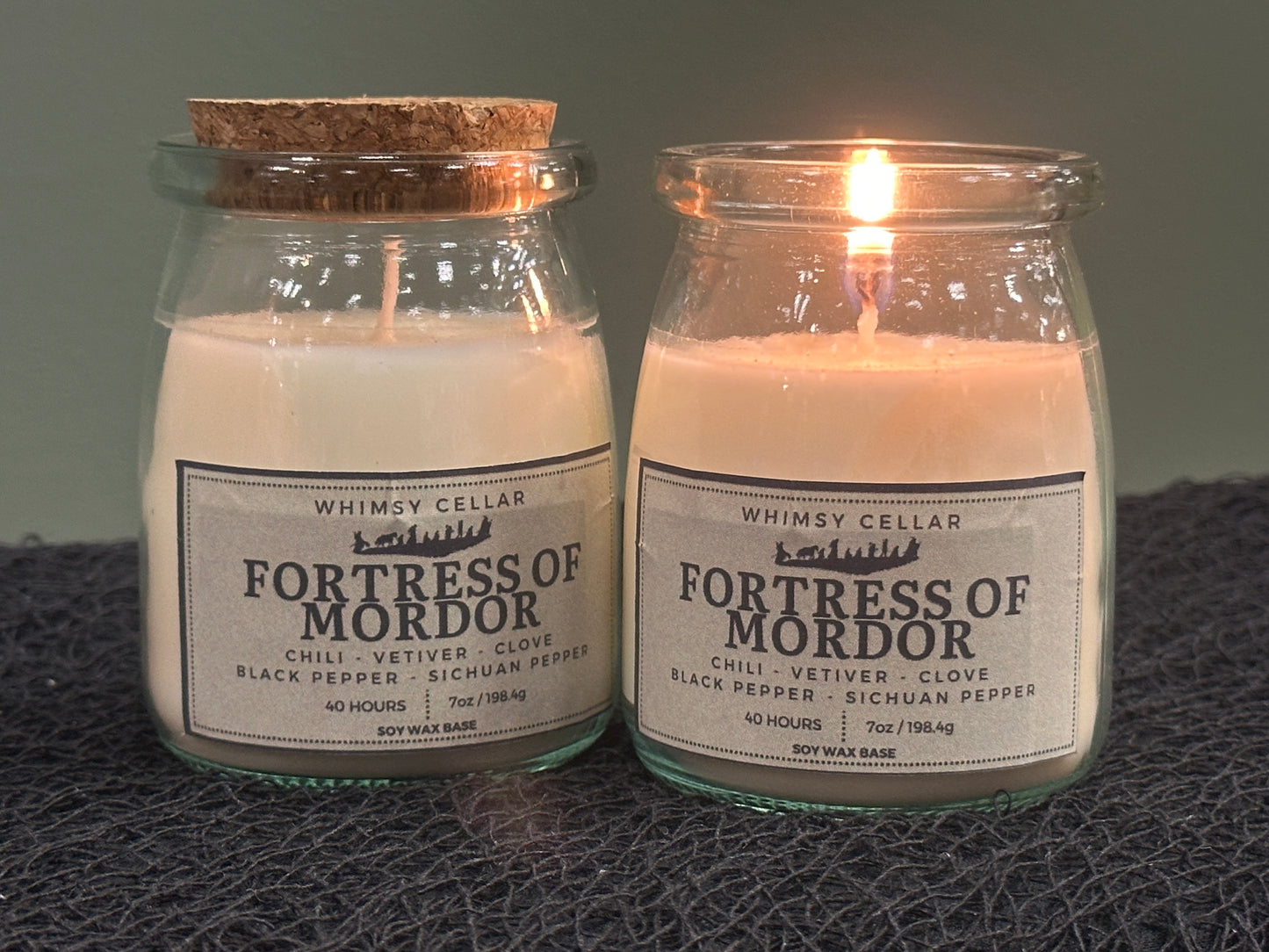Fortress Of Mordor Candle